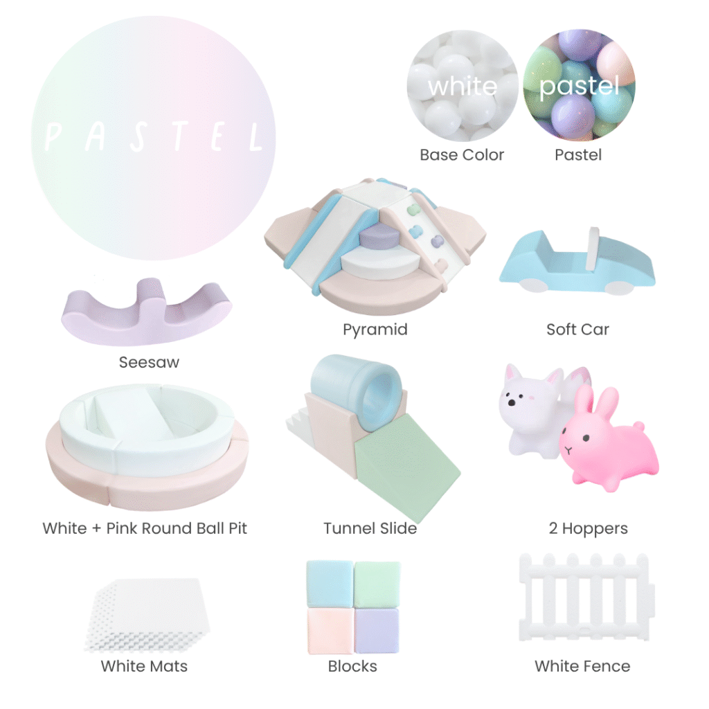 pastel soft play