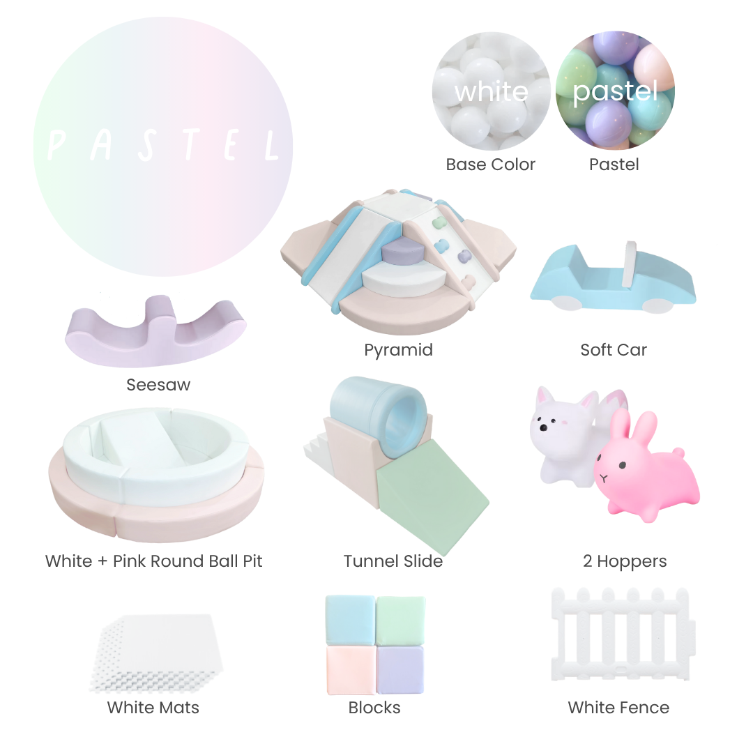 pastel soft play
