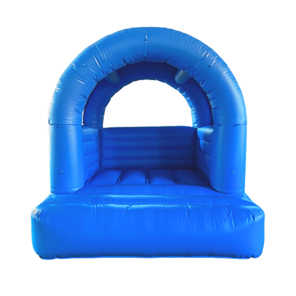 blue bounce house